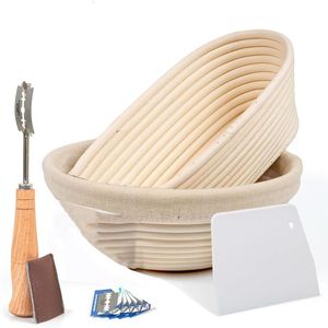 Customized Fermentation <b>Bread</b> <b>Basket</b> Dough Set OEM ODM Sourdough Proofing <b>Basket</b> with Linen Liner - Product Image 5