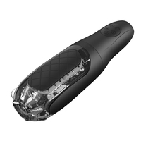 Top-Qualität Yeain10 Wiederaufladbarer Masturbator-Becher mit 10 Geschwindigkeiten, realistischer Oralsex-Maschine mit Sprachfunktion und Heizung