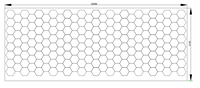 Plafonnier LED hexagonal moderne antidérapant, étanche et écologique pour garage et hôtel – Meilleures ventes