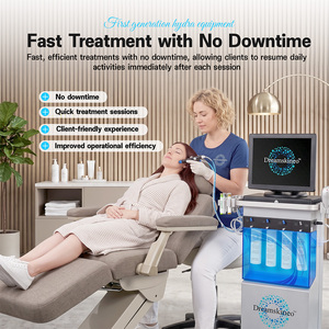 Hydrodermabrasion, nettoyage en profondeur de la peau, élimination des points noirs, jet d'oxygène H2O2, Aqua Peel, machine de beauté pour le visage, sérum booster - Product Image 2