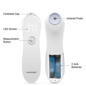 Pour FAMIDOC pistolet de température frontale infrarouge portable Instrument de mesure de la température corporelle médicale <span class=keywords><strong>et</strong></span> domestique pour le front - Product Image 3