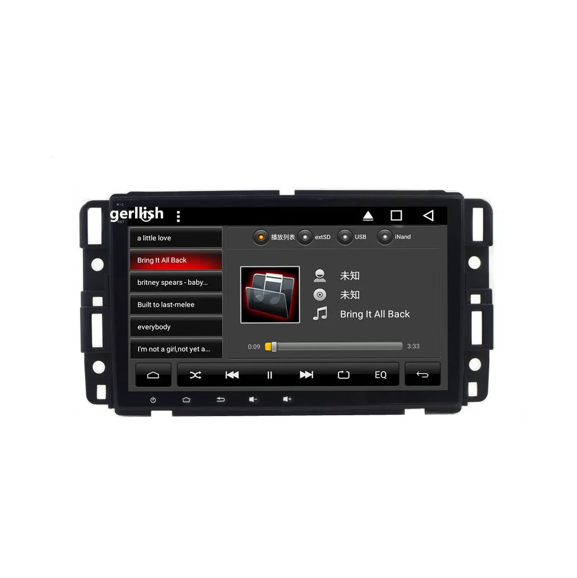8 Zoll Android Auto DVD GPS-Player für GMC/Yukon/Tahoe/Suburban/Hummer H2 Radio Stereo Navigation