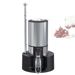 Decantador de Vino Eléctrico MGS KD 4 Plateado, Dispensador Inteligente Rápido para Fiestas - Product Image 1