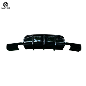 Difusor trasero de estilo PH negro brillante de doble cara, labio de parachoques trasero automático mejorado, una salida para <span class=keywords><strong>BMW</strong></span> Serie 3 F30 F35 - Product Image 5