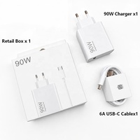Adaptateur USB de charge super rapide 90W avec câble Type C 6A, chargeur de téléphone, alimentation rapide, chargeur mural pour téléphone portable