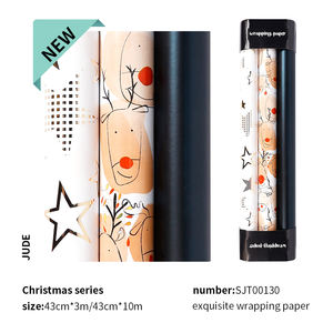 Wholesale Custom Gift <b>Birthday</b> Valentine's Day Party Wrap <b>Paper</b> Roll 43*300cm for Packaging <b>Wrapping</b> <b>Paper</b> - Product Image 4