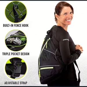 Mochila Personalizada para Raqueta de Pickleball, Bolsa Bandolera Ajustable, Porta Botella de Agua, Almacenamiento Acolchado, 30-40L - Product Image 4