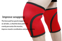 Genouillères de compression en néoprène léger et respirant de 7 mm PreNext Find Similar Icon Custom Logo pour adultes, idéales pour la musculation