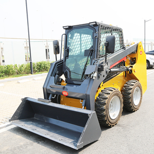 Cargador de jardín para granja doméstica, pala frontal, 4x4, cubo eléctrico, cargador de dirección deslizante con orugas con argumento - Product Image 2