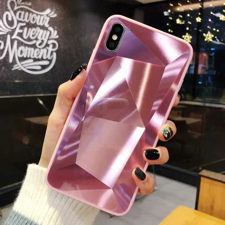 Acrylic Diamond Jello Mirror Phone case for Samsung Galaxy A12 A21S A32 A52 A51 A72 A42 M31 A22 Mobile Phone Shell