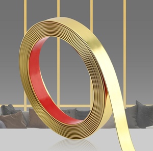 Bande de bordure décorative en <span class=keywords><strong>PVC</strong></span> autocollante, résistante à l'eau, écologique, noire, flexible, Dedong 45 mm - Product Image 6