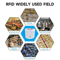 Étiquette RFID UHF passive inscriptible 860-960 MHz pour la gestion de suivi RFID longue portée ISO 18000-6C en gros