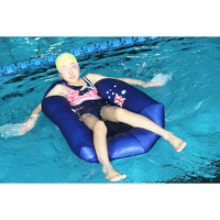 Fauteuil flottant moderne pour piscine extérieure, pour enfants et adultes, avec housse amovible, pour le plaisir et la détente