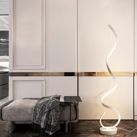 TYSON Lampe sur Pied LED Moderne Nordique Contemporaine Créative à Arc Intelligent Minimaliste, RVB pour Hôtel, Salon et Piste de Danse