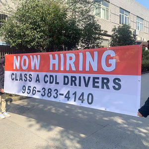 Tùy chỉnh PVC Vinyl lưới vải <span class=keywords><strong>Flex</strong></span> biểu ngữ treo ngoài trời quảng cáo cờ với logo in ấn quảng cáo biểu ngữ - Product Image 6