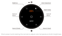Télécommande à bouton rotatif Miboxer K5 CCT, 2,4 GHz RF sans fil, variateur de lumière pour bande LED