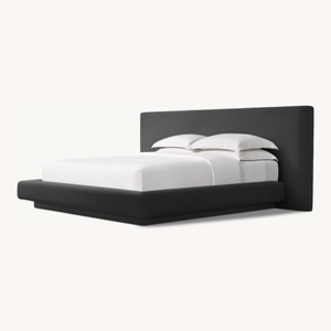 Vente directe d'usine, <span class=keywords><strong>lit</strong></span> à panneaux en tissu entièrement capitonné de style américain, style français, vintage RH MULHOLLAND EXTENDED, personnalisable - Product Image 6