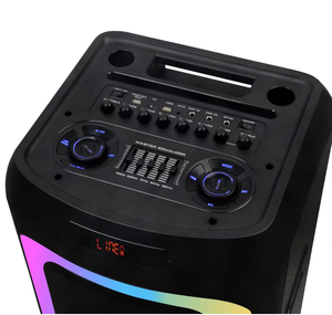 Système de son Hi-Fi portable <span class=keywords><strong>avec</strong></span> caisson de basses et barre de son pour karaoké YB-1215Q, haut-parleurs doubles de 12 pouces - Product Image 4