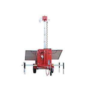 Caméra de surveillance mobile de qualité supérieure largement utilisée, remorque solaire pour la surveillance des parkings, avec assurance qualité - Product Image 4