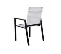 Chaises de salle à manger en aluminium de style antique, empilables, pour terrasse, fête, jardin, café, hôtel et cour extérieure