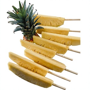 Piña Entera en Palito, Fruta Congelada IQF, 100% Fresca, Brix 10+, Vietnamita Tropical Gold KMI, 10 kg, Envasada al Vacío - Product Image 1