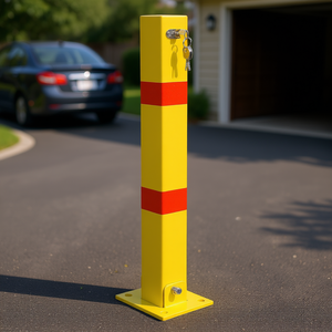Dissuasore Giallo con Blocco per Parcheggio, Protezione Auto per Casa, Garage, Strada - 1 Pezzo D0100X3265T - Product Image 2