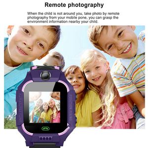 2025 Q19 reloj inteligente para niños IP67 impermeable GPS LBS SIM HD Cámara SOS Video <span class=keywords><strong>Chat</strong></span> 360 rotación pantalla táctil para niños niñas - Product Image 6