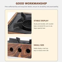 Réchaud à alcool solide carré portable moderne Mini gril de table de cuisson en bois écologique pour la maison Vieux marmite à ragoût sec