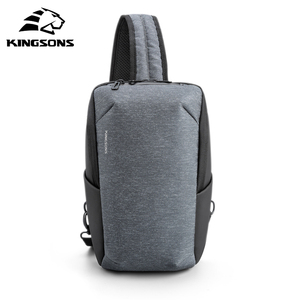 Nouveau sac messager et sac à bandoulière pour homme, avec bouton, imperméable, design ergonomique, grande capacité, sac d'affaires - Kingsons - Product Image 1