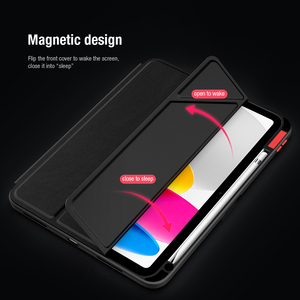 <span class=keywords><strong>เคส</strong></span>แท็บเล็ต <span class=keywords><strong>NILLKIN</strong></span> แบบพับได้ วัสดุ PU สำหรับ <span class=keywords><strong>iPad</strong></span> 10 10.9 นิ้ว 10.2 นิ้ว Air 11 13 Pro 11 Pro 13 2020 2021 2022 2024 ลดราคาสุดฮอต - Product Image 6
