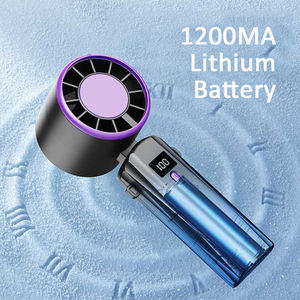 Draagbare Handheld Ventilator Koeler 100 Snelheidsniveaus 3000Mah Usb Opladen Opvouwbaar Voor Huishoudelijke Auto Hotel Gebruik - Product Image 3