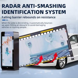 <span class=keywords><strong>Barrière</strong></span> de parking électrique automatique commerciale de haute qualité, style <span class=keywords><strong>accordéon</strong></span>, protection IP68, 30m - Product Image 2