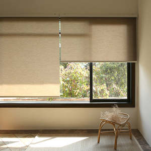 Persianas enrollables coreanas CHANGANE Kaliber, personalizadas, inteligentes, de doble capa, para interiores, de tela, día y noche, tipo cebra, eléctricas. - Product Image 1