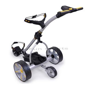 Новая тележка для гольфа с дистанционным управлением с батареей на 36 отверстий, цифровая ручка с ЖК-дисплеем, мощные двигатели мощностью 400 Вт со складками - Product Image 3