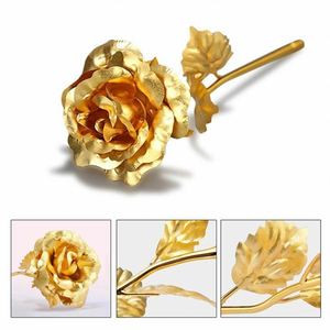 Roses en feuille d'or 24 carats 8,5 cm 11 couleurs Vente en gros Boîte de roses romantiques pour la Saint-Valentin pour femmes - Product Image 2