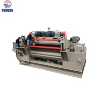 Mesin Pengupas Veneer Kayu Otomatis Kontrol PLC Akurasi Tinggi 4ft, Lini Produksi Kayu Lapis