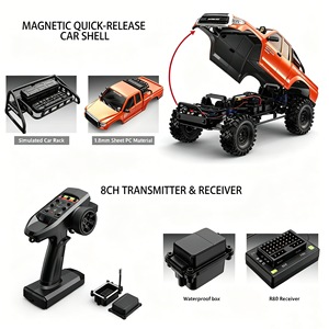 AiJH MJX H8E Coche RC Crawler Hyper Go Escala 1:8 Todoterreno Rock Crawler Camión Teledirigido 4WD Escalador RC sin Escobillas - Product Image 2