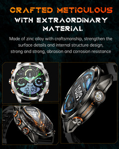 KT80 <b>Smart</b> Watch Dafit 1.43 Inch HD Sports Fitness <b>Bracelet</b> Tracker Flashlight Answer Call 2025 Smartwatch Waterproof - Product Image 5