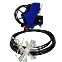 Nouvelle machine de nettoyage de conduits d'aspiration de cuisine pour graisse lourde et fumée avec brosse 220V/110V 1500W
