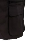Gilet da uomo ad alta quantità di abbigliamento di sicurezza Multi-tasca in cotone poliestere con immagine più grande per la condivisione di confronto - Product Image 5
