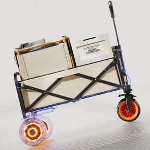 <span class=keywords><strong>Chariot</strong></span> de transport fermé en acier inoxydable à haute capacité avec garde-corps amovibles <span class=keywords><strong>pour</strong></span> <span class=keywords><strong>chariot</strong></span> pliant électrique d'ingénierie - Product Image 5