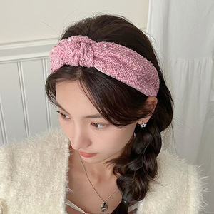 LRTOU, venta al por mayor, diadema coreana, diadema <span class=keywords><strong>de</strong></span> felpa <span class=keywords><strong>de</strong></span> <span class=keywords><strong>lana</strong></span>, accesorios <span class=keywords><strong>para</strong></span> <span class=keywords><strong>el</strong></span> cabello rosa <span class=keywords><strong>para</strong></span> mujer, diadema rosa <span class=keywords><strong>de</strong></span> esponja ancha anudada <span class=keywords><strong>para</strong></span> niña - Product Image 6