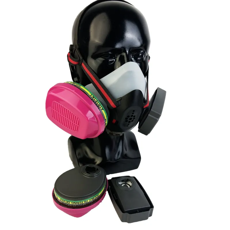 Communication Face Mask Washable Anti Toxic Gas Dust Reusable Half Mask Gas Respirator
