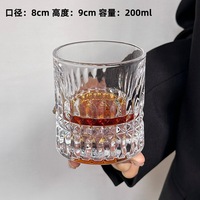 Verres à whisky de luxe de style européen, en cristal vintage, isolation thermique 24-36 heures, 0,5 kg, pour spiritueux, bière, boissons glacées