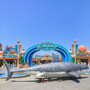 Modèle réaliste grandeur nature de requin blanc marin - Product Image 4