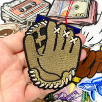Patch brodé 'Money Stack' et 'Cash Dollar' style cassette de musique Hip Hop, thermocollant pour streetwear, vestes, chapeaux et décoration DIY