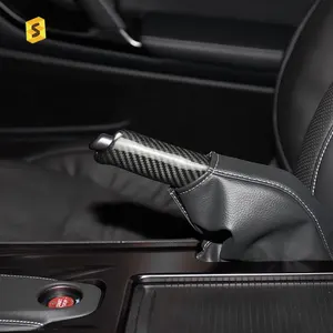 Carbon Fiber For Sale Car Accessories Interior Decorative Cover For Nissan GTR Carbon Fiber Car Handbrake