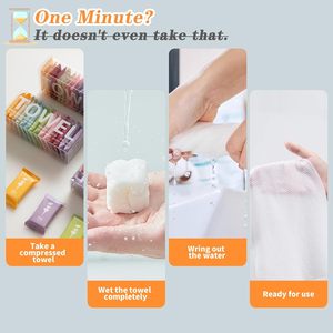 Serviette de bain jetable épaisse pour spa, serviette compressée portable pour voyage, serviette de bain pour hôtel et déplacements professionnels - Product Image 4