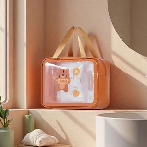 Nueva Bolsa de Maquillaje de PVC con Cierre, Linda y Moderna, Venta Directa de Fábrica, para Cosméticos - Product Image 4