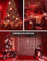 Ampoule rouge 15W équivalent G45 Globe LED Noël 1W couleur nuit Mini Edison E26 vacances chaîne fée humeur lumières décor